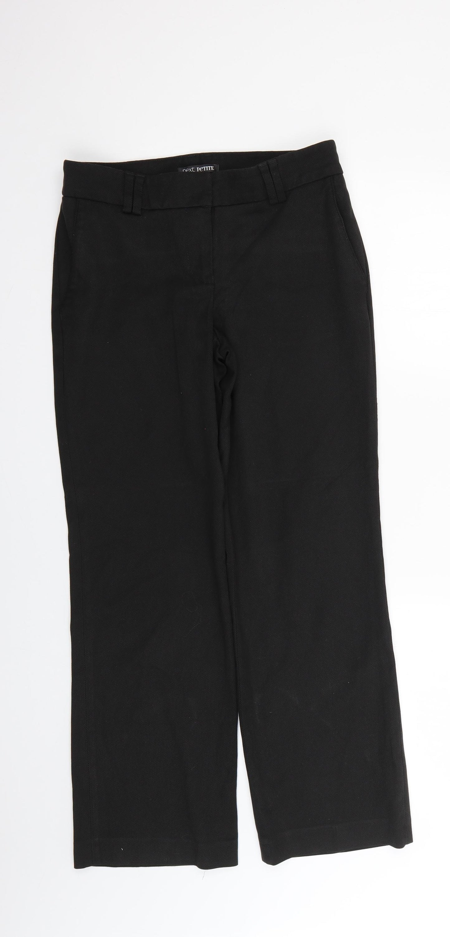 NEXT Womens Black   Trousers  Size 8 L25 in