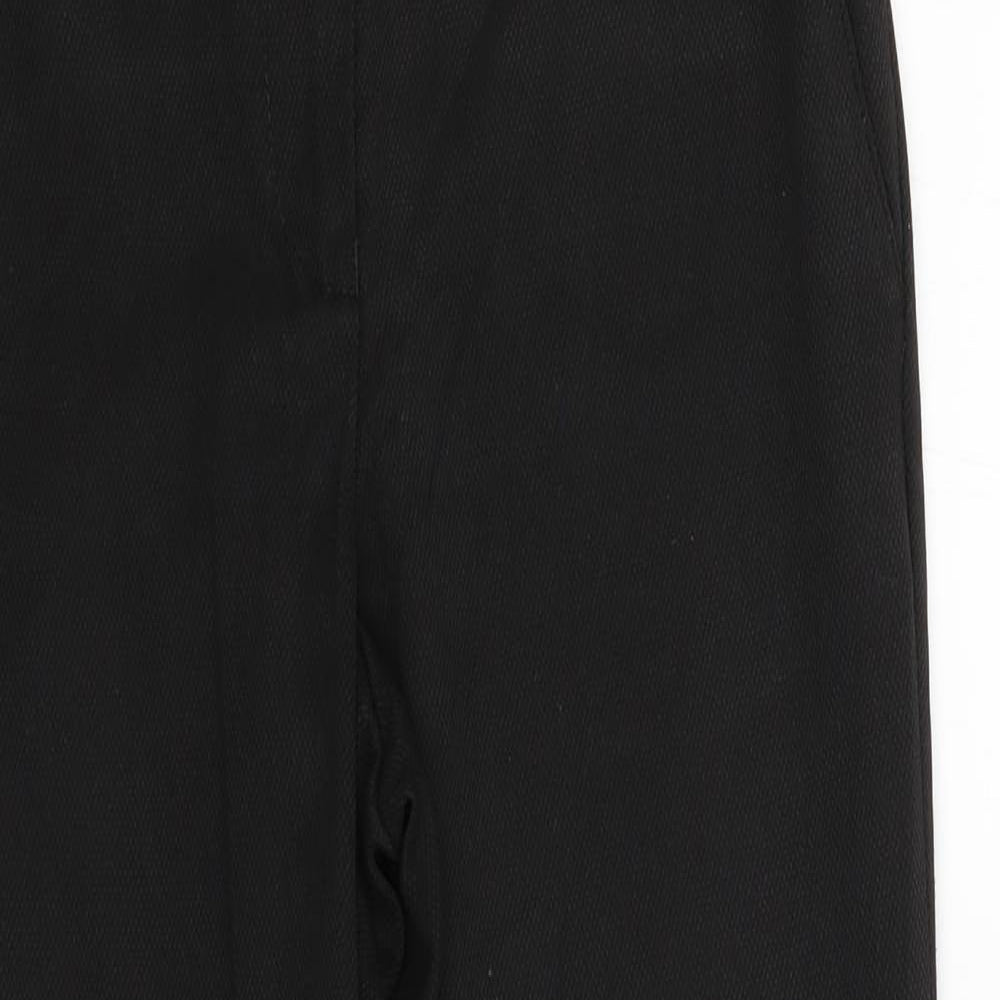 NEXT Womens Black   Trousers  Size 8 L25 in