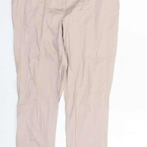 Atmosphere Womens Beige   Trousers  Size 10 L25 in