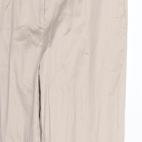 Atmosphere Womens Beige   Trousers  Size 10 L25 in