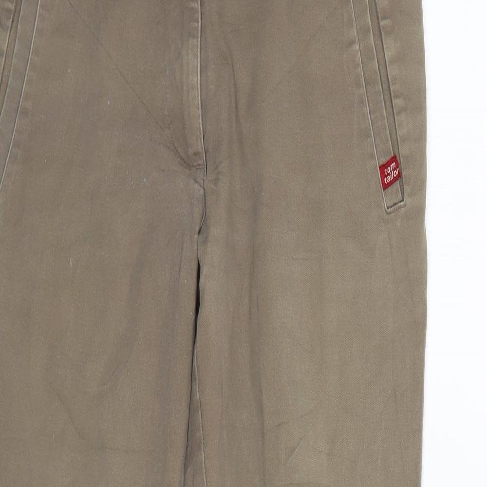 TOM TAILOR Womens Green   Flared Jeans Size M L27 in