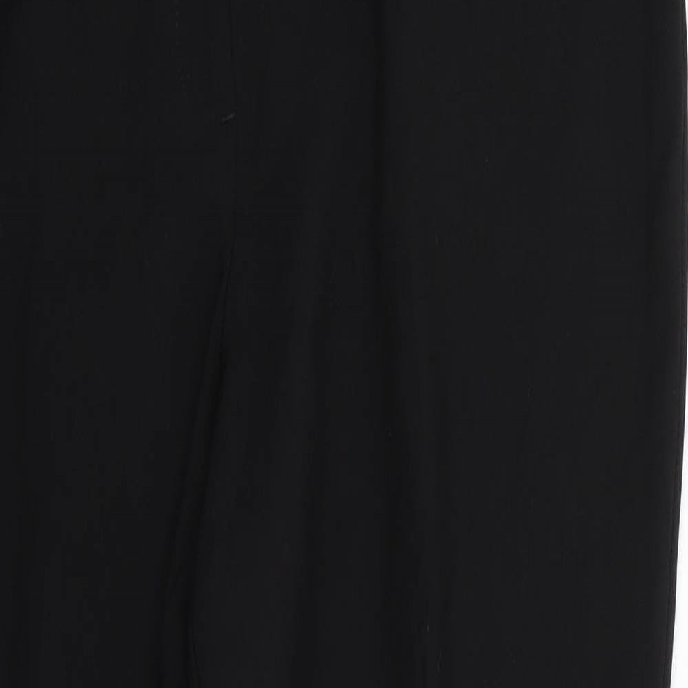 George Womens Black   Trousers  Size 16 L27 in