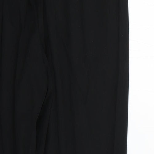 Marks and Spencer Womens Black   Trousers  Size 10 L25 in