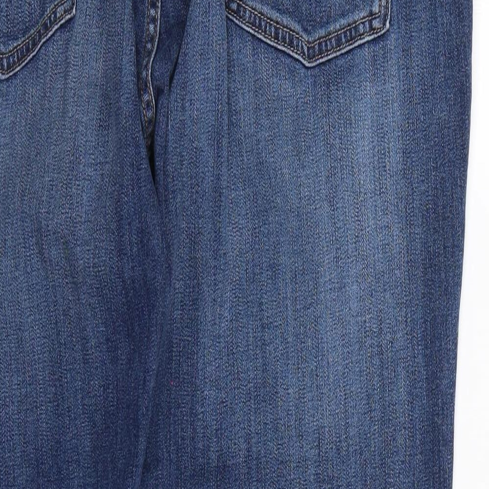 Marks and Spencer Womens Blue   Straight Jeans Size 20 L27 in