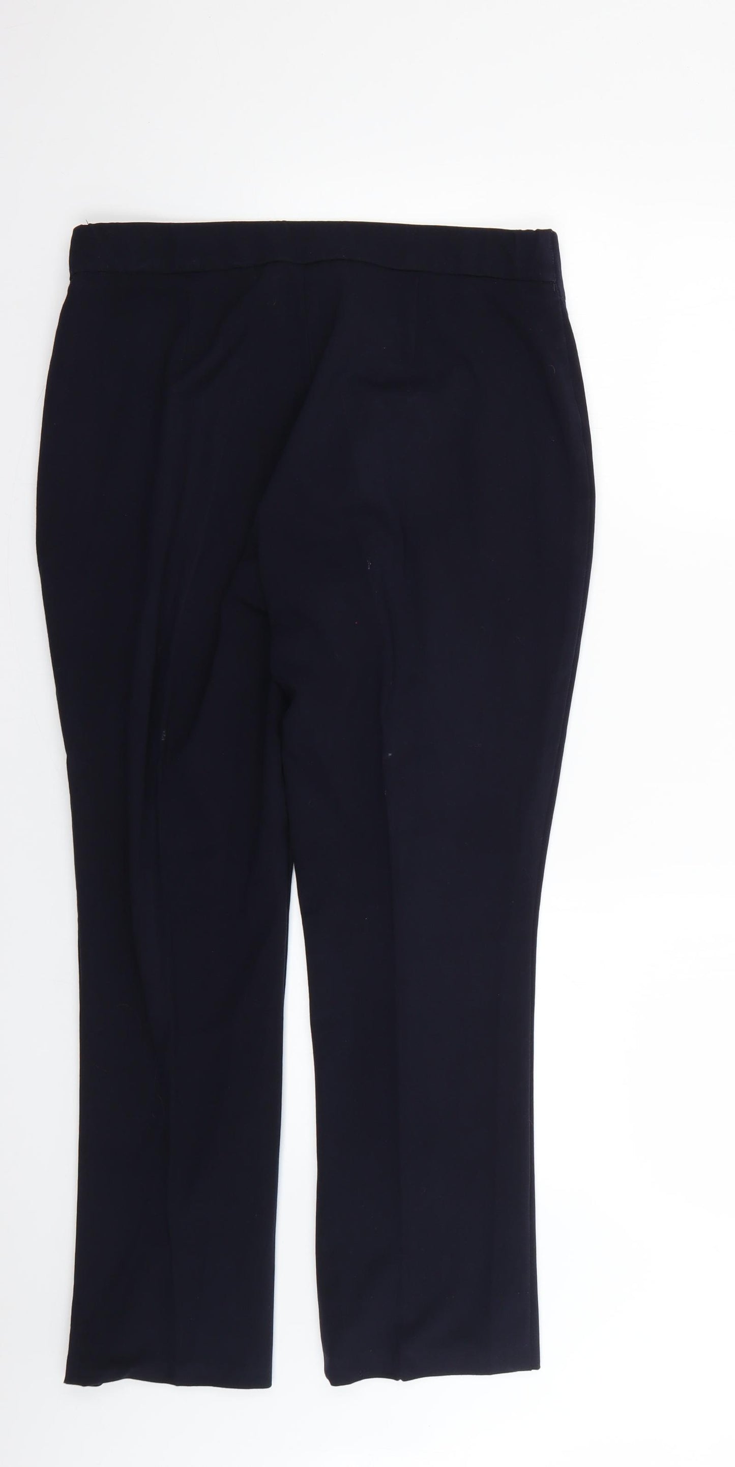 Simply Be Womens Blue   Trousers  Size 12 L24 in