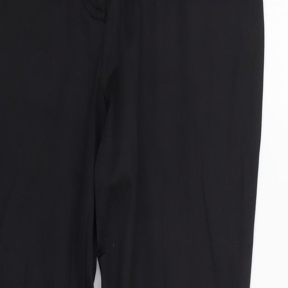 straus  Womens Black   Trousers  Size 10 L28 in