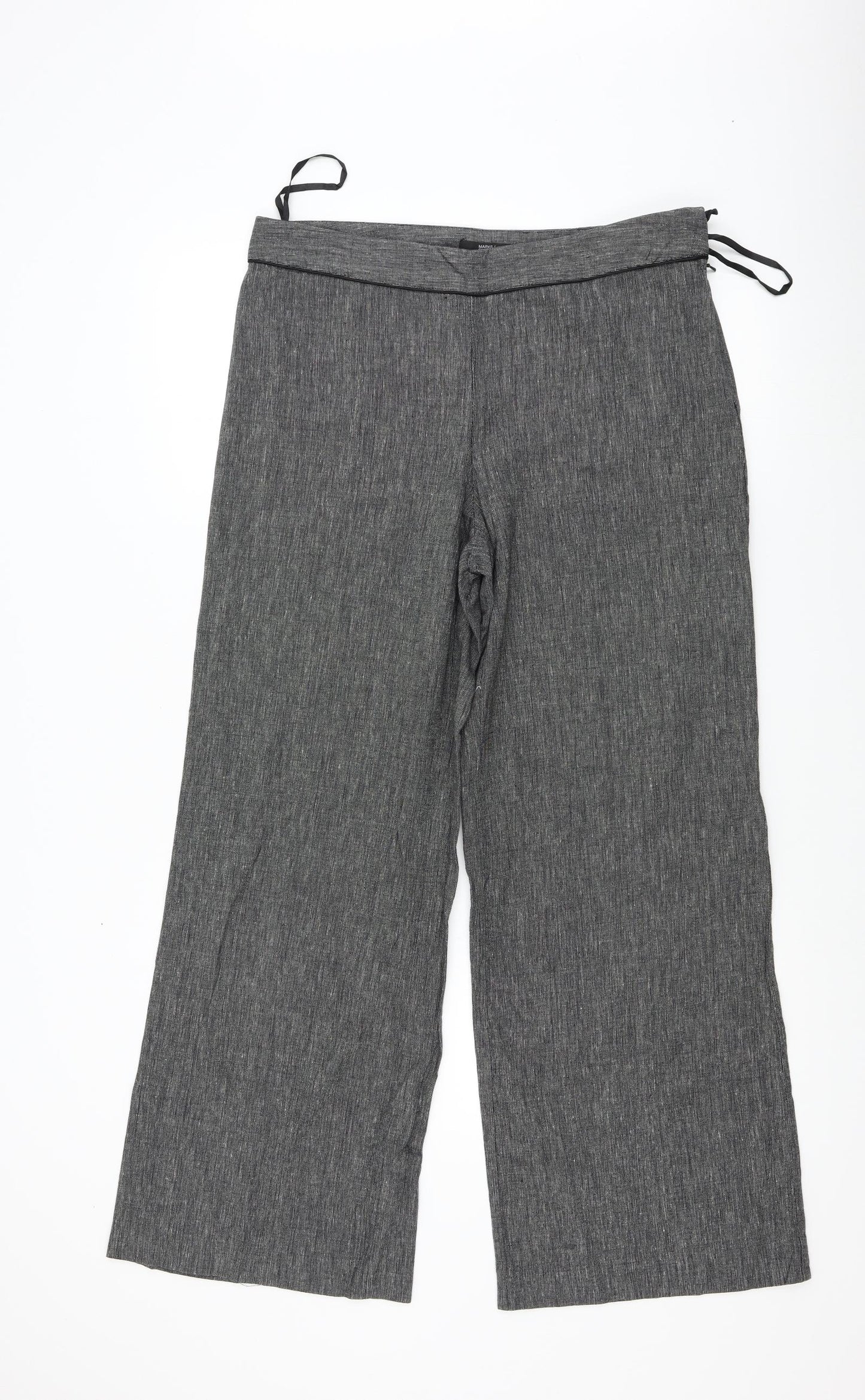 Marks and Spencer Womens Black   Trousers  Size 12 L30 in