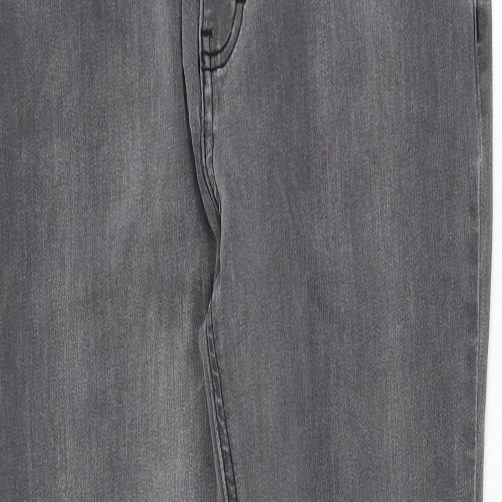 Dorothy Perkins Womens Grey   Skinny Jeans Size 14 L30 in