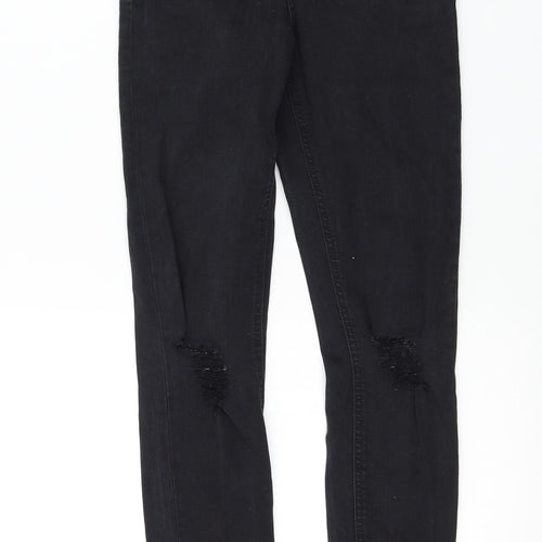 Topshop Womens Black   Skinny Jeans Size 26 L32 in