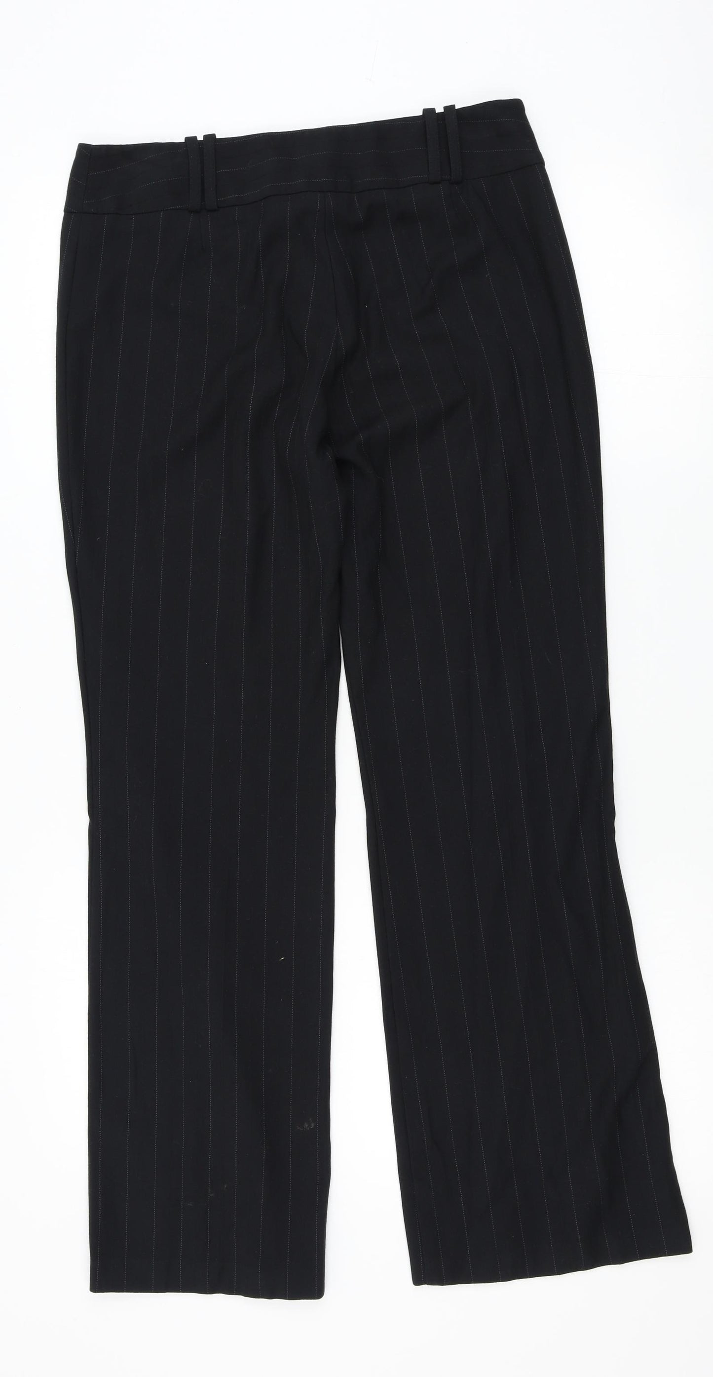 NEXT Womens Black   Trousers  Size 8 L30 in