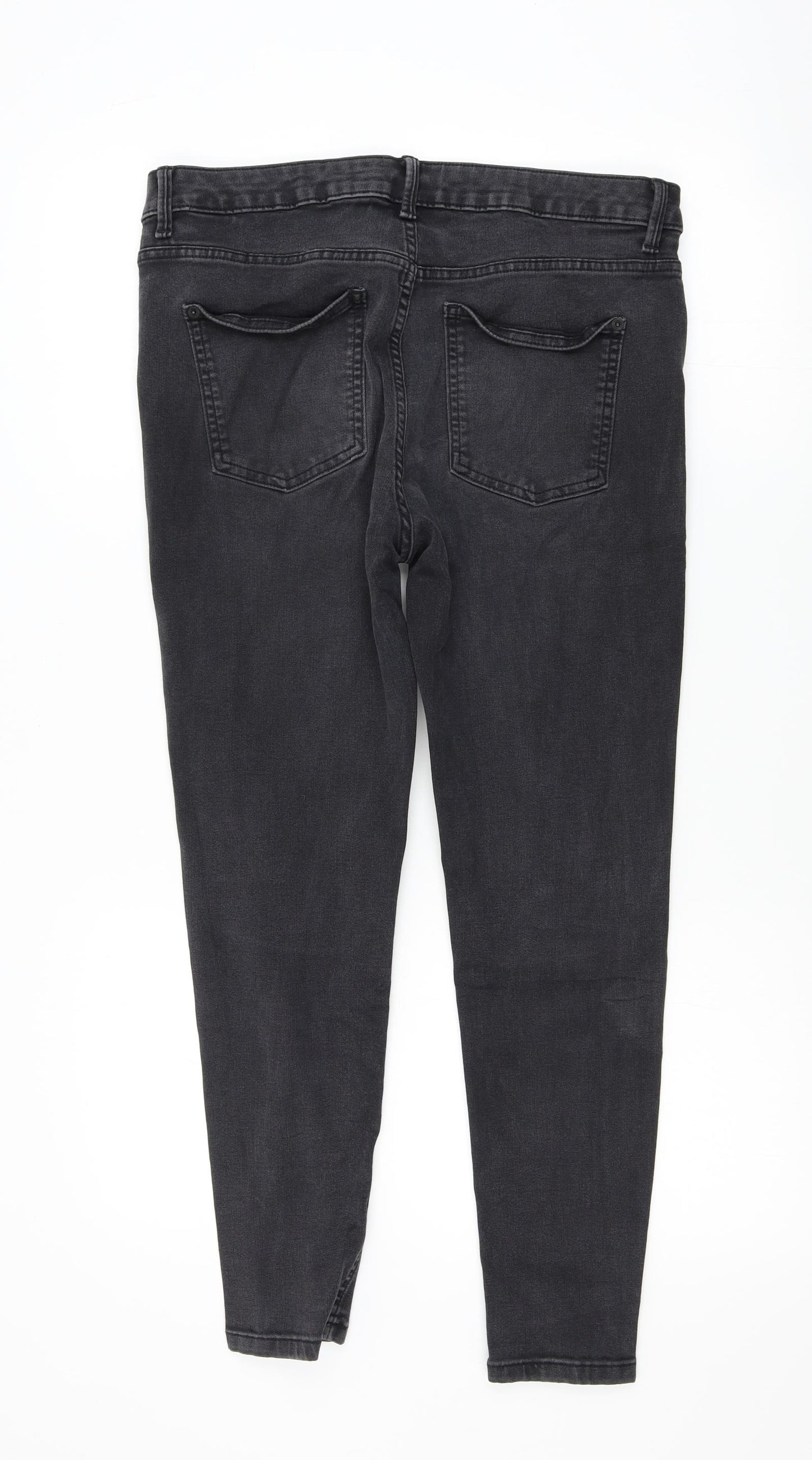 Marks and Spencer Womens Black   Skinny Jeans Size 14 L26 in