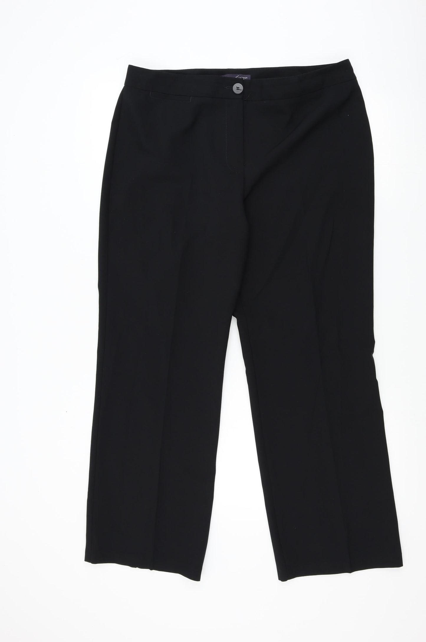 Marks and Spencer Womens Black   Trousers  Size 14 L29 in