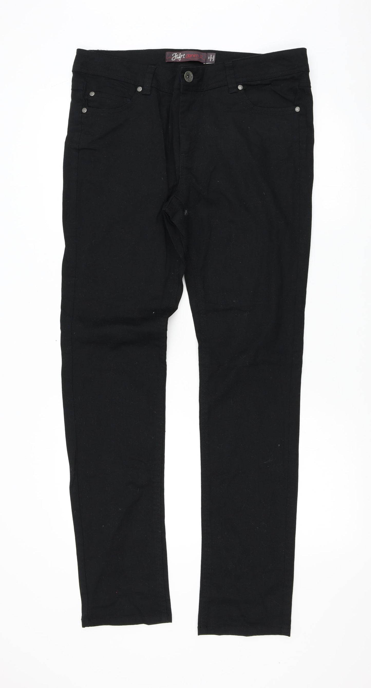 JSFN Denim Womens Black   Straight Jeans Size 44 L33 in
