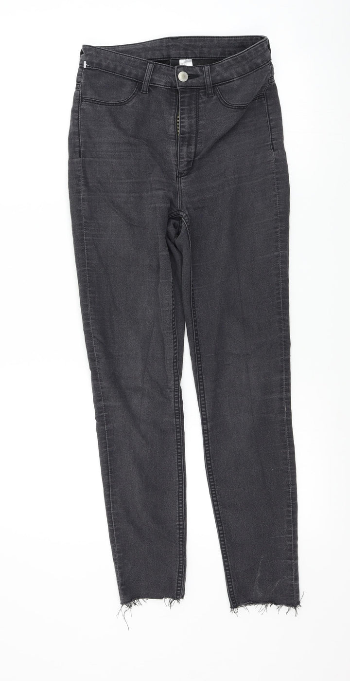 H&M Womens Black Skinny Jeans Size 10 L27.5 in