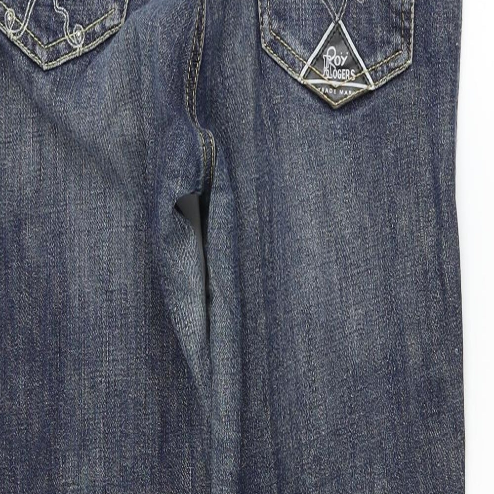 Roy Rogers Womens Blue   Straight Jeans Size 28 L29 in