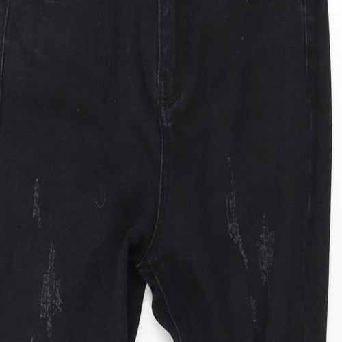 Pull&Bear Womens Black   Mom Jeans Size 34 L27.5 in
