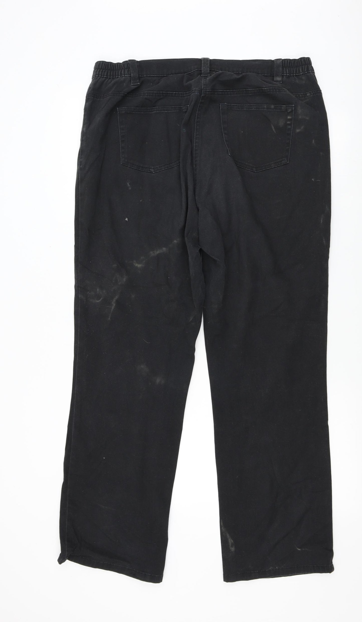 Damart Womens Black   Straight Jeans Size 18 L30 in