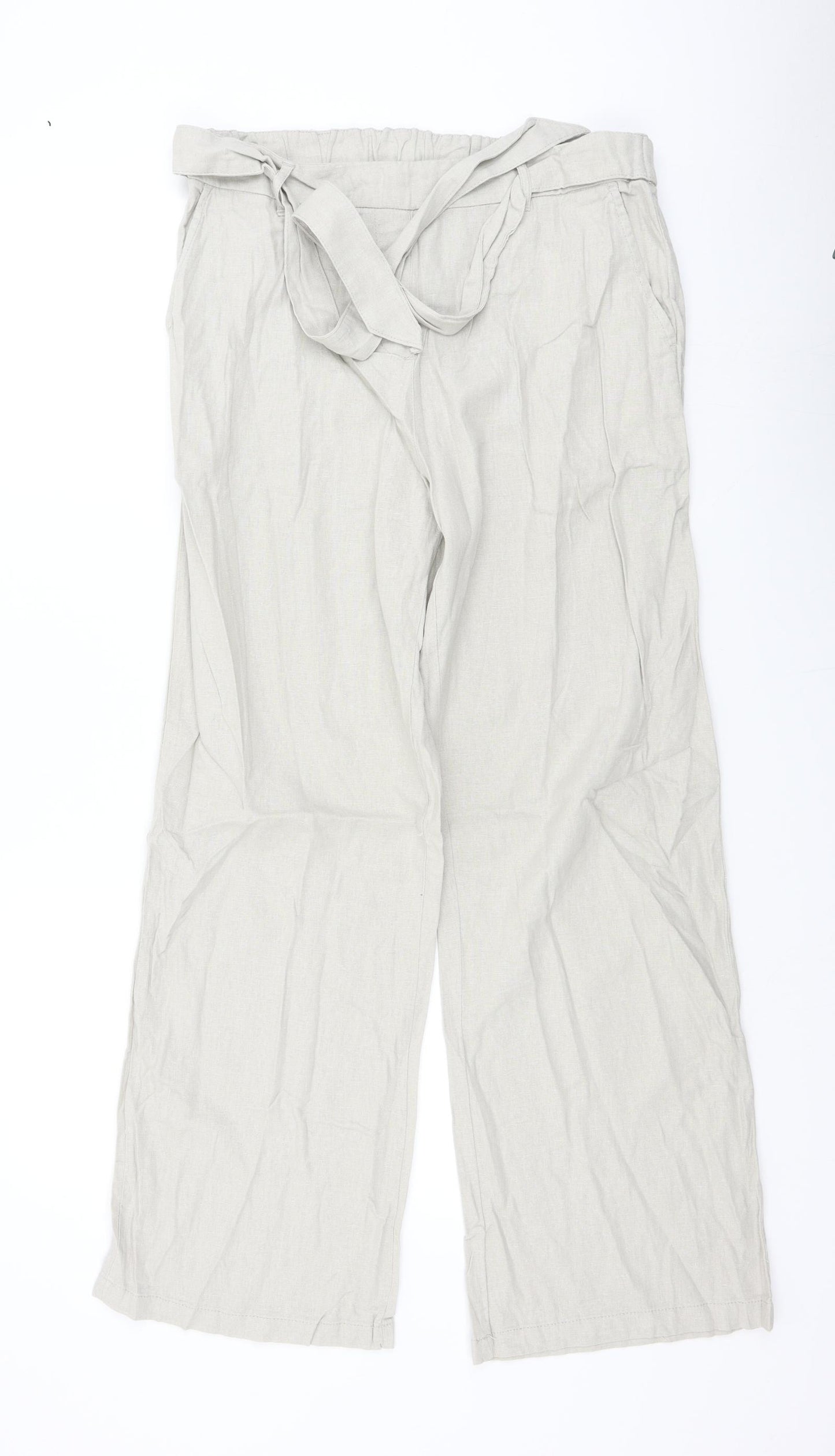 Bonmarché Womens Beige   Trousers  Size 12 L29.5 in
