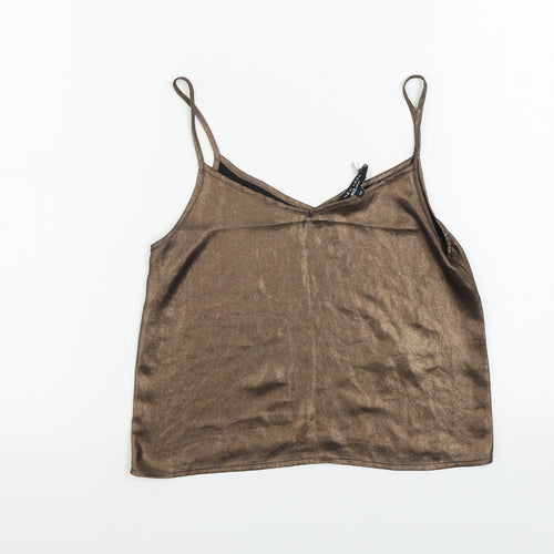New Look  Girls Brown   Basic Tank Size 12 Years