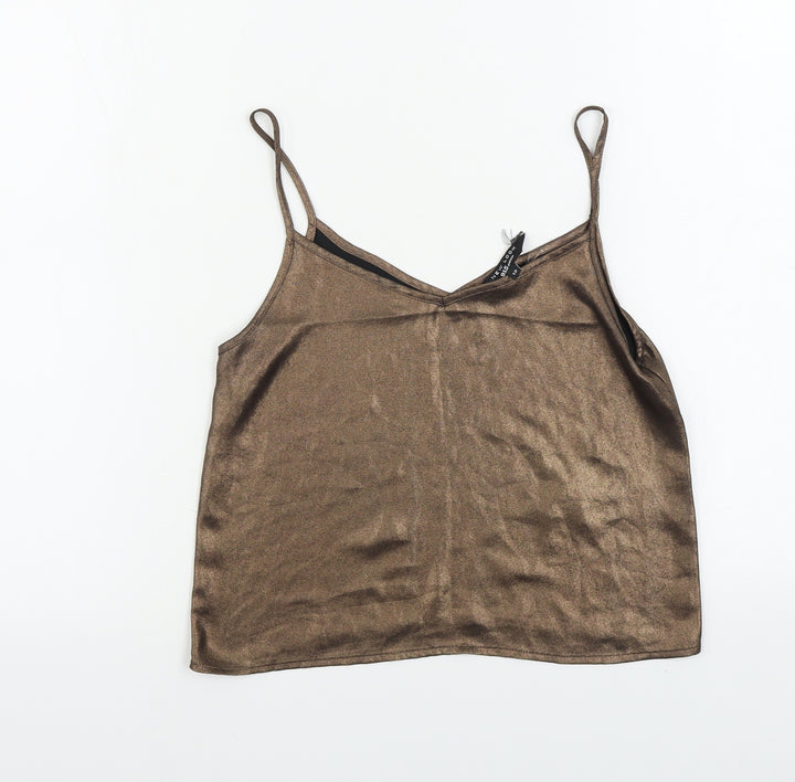New Look  Girls Brown   Basic Tank Size 12 Years