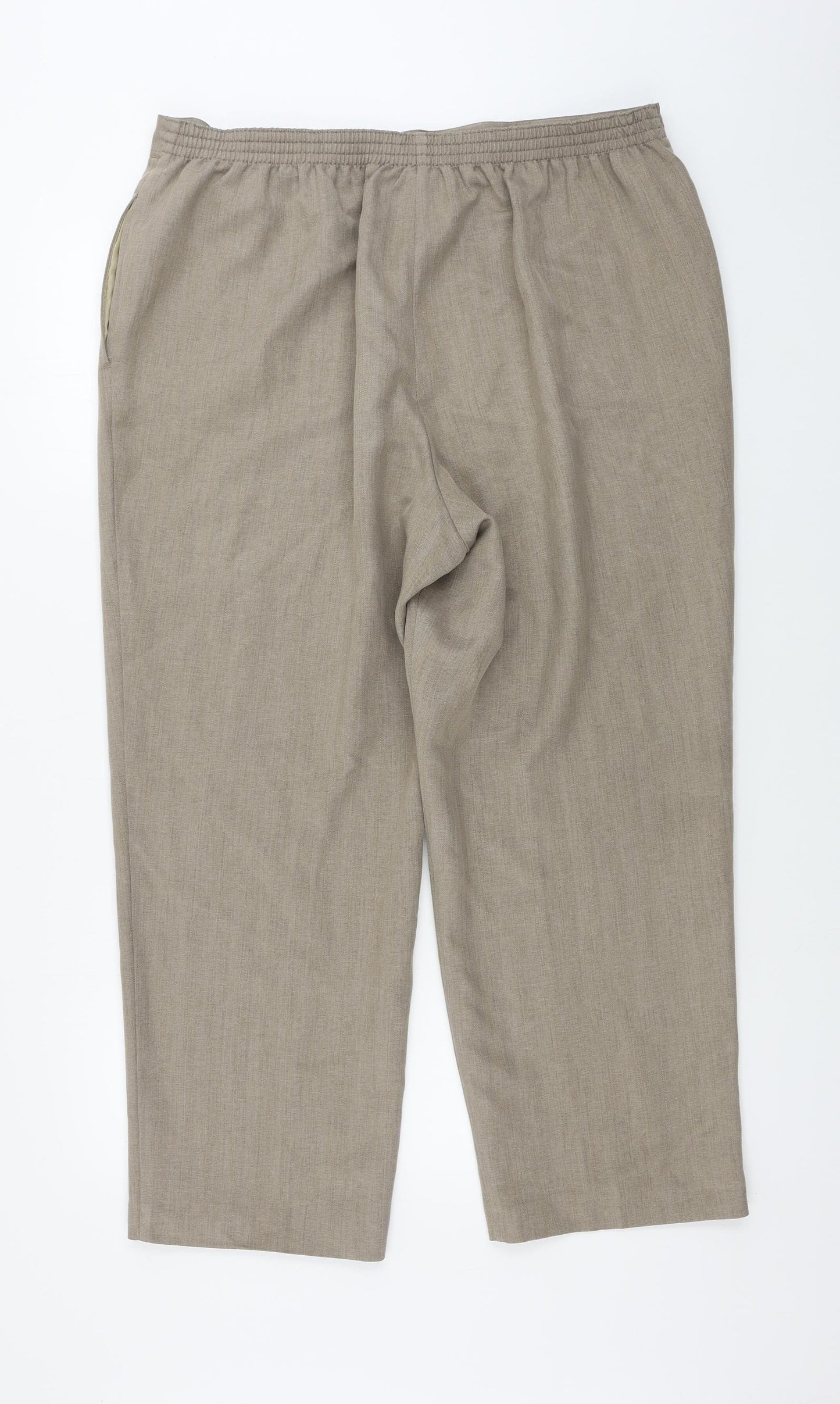BHS  Womens Brown   Trousers  Size 18 L25 in