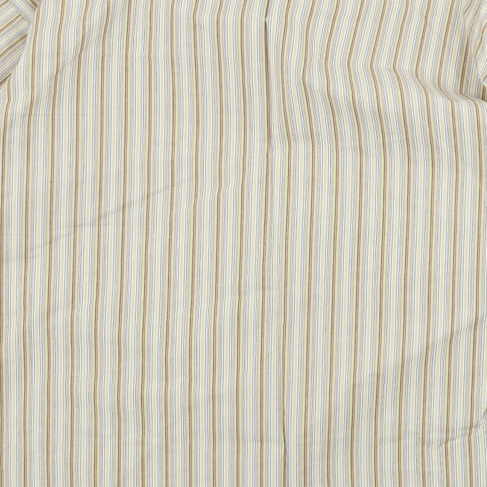 Marks and Spencer  Mens Beige Striped   Pyjama Top Size M
