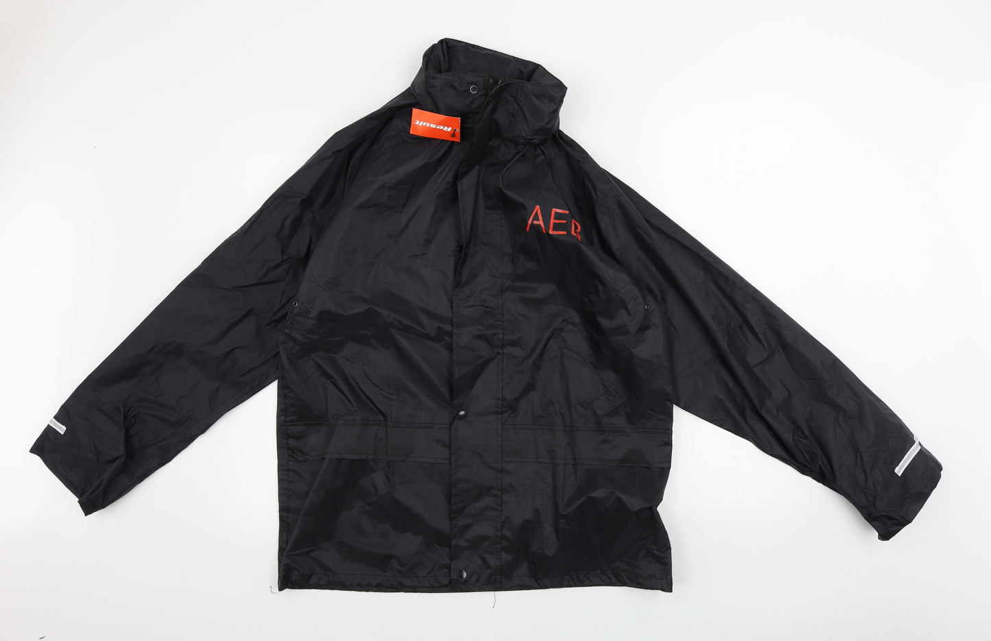 Result Mens Black   Jacket Coat Size S