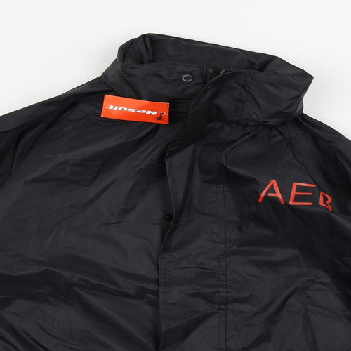 Result Mens Black   Jacket Coat Size S