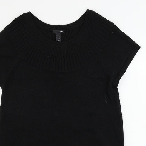 H&M  Womens Black   Pullover Jumper Size L