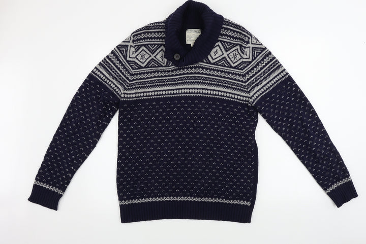 Burton Mens Blue Pullover Jumper Size M
