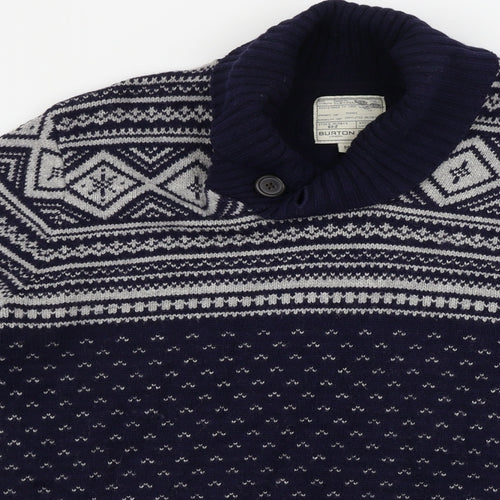 Burton  Mens Blue   Pullover Jumper Size M
