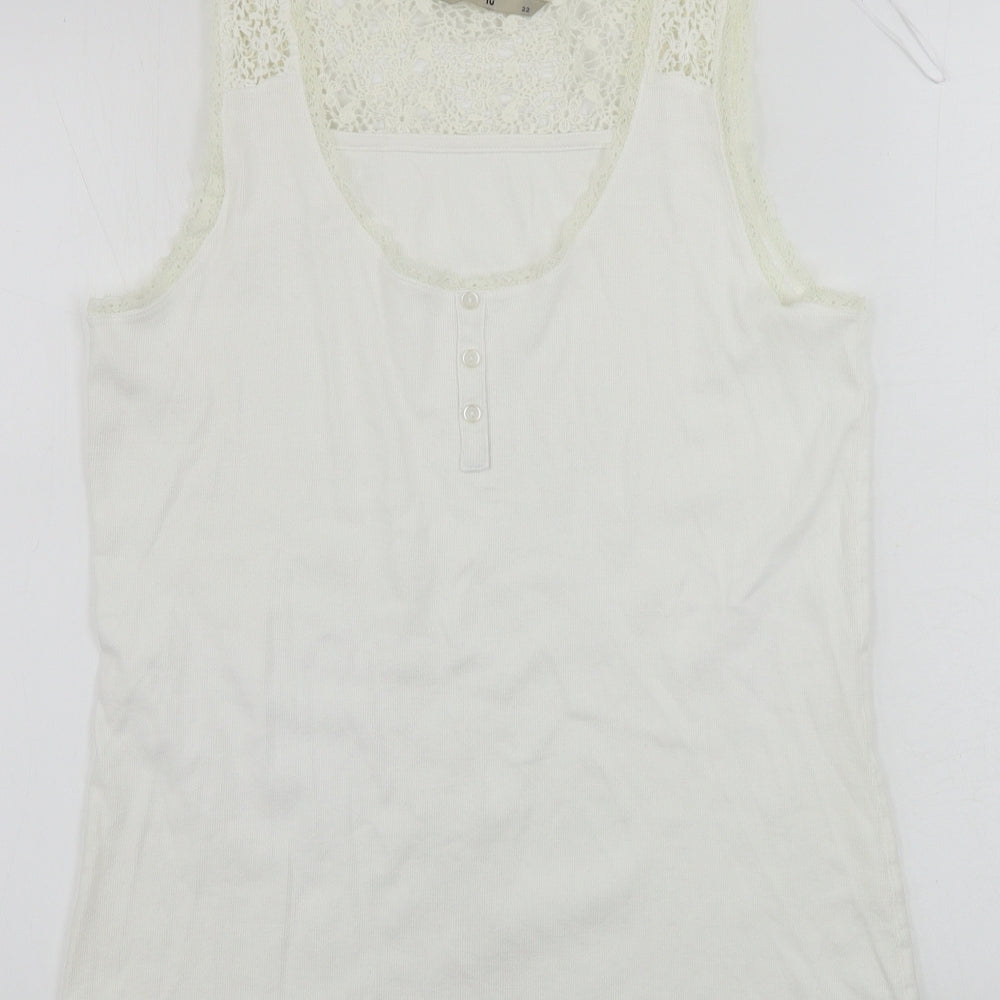 TU Womens White   Basic Tank Size 22