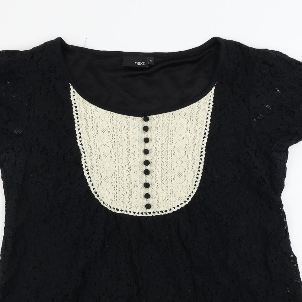 NEXT  Womens Black   Basic Blouse Size 16