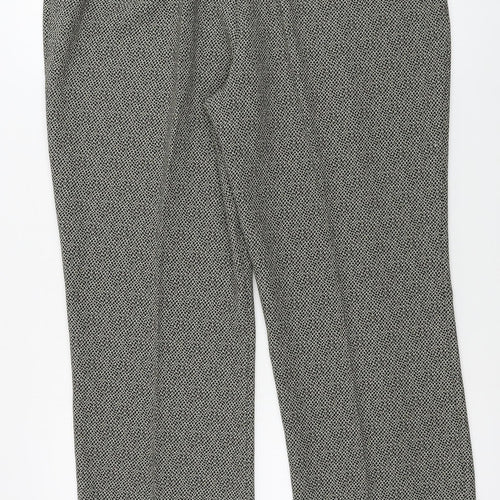 Authentic Womens Beige Animal Print  Trousers  Size 18 L29 in