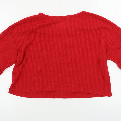 Primark  Womens Red   Pullover Jumper Size S