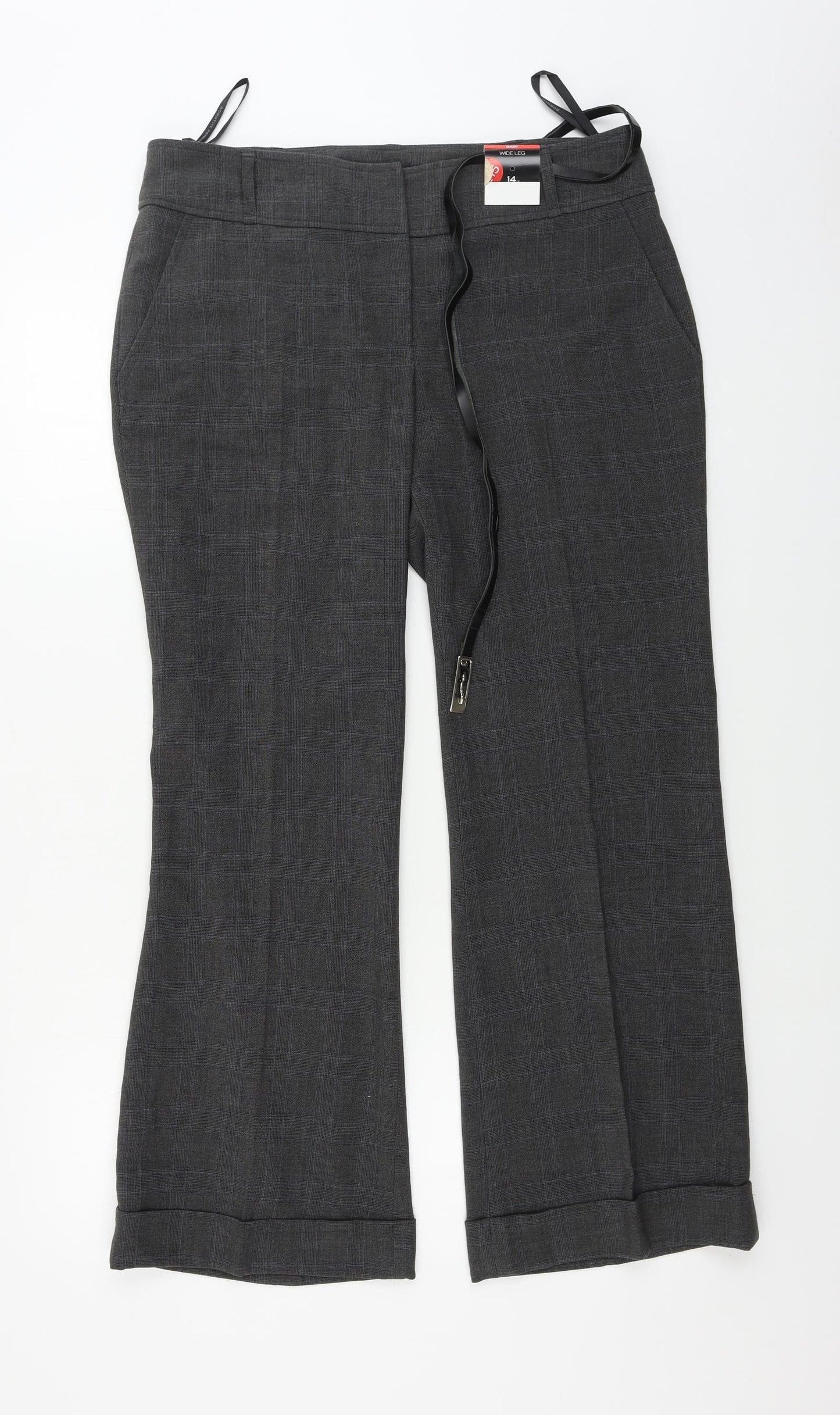 Dorothy Perkins  Womens Grey   Trousers  Size 14 L29 in