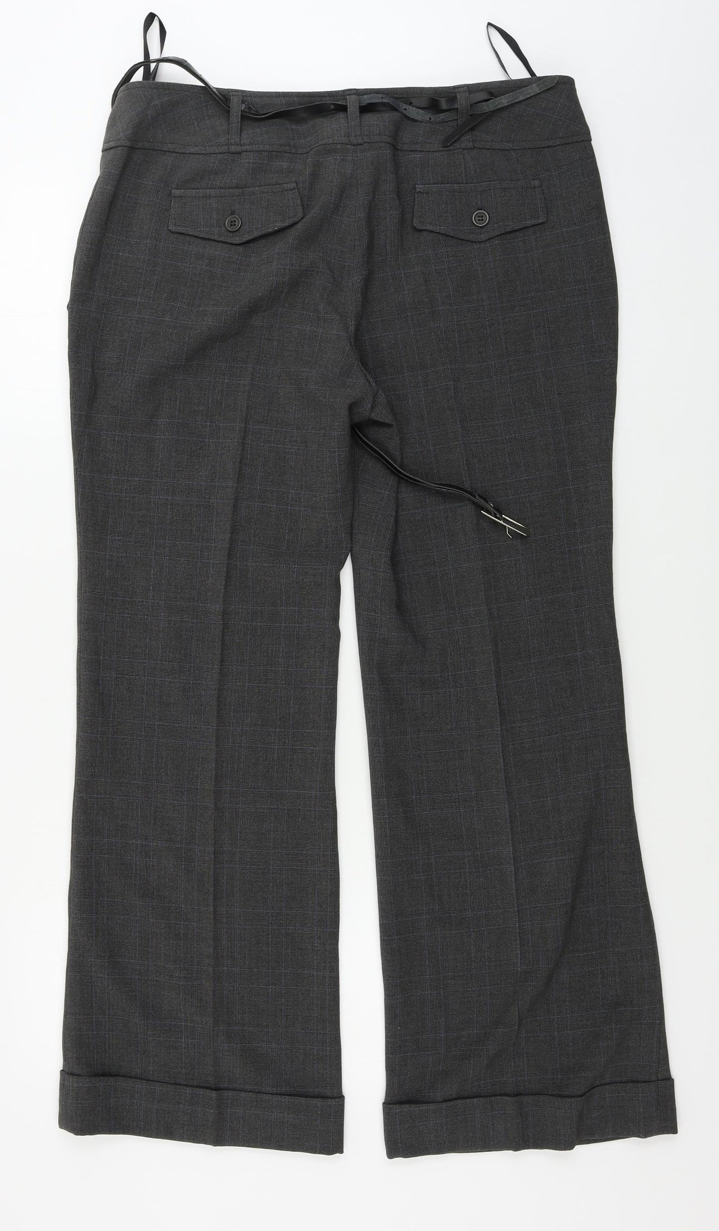 Dorothy Perkins  Womens Grey   Trousers  Size 14 L29 in