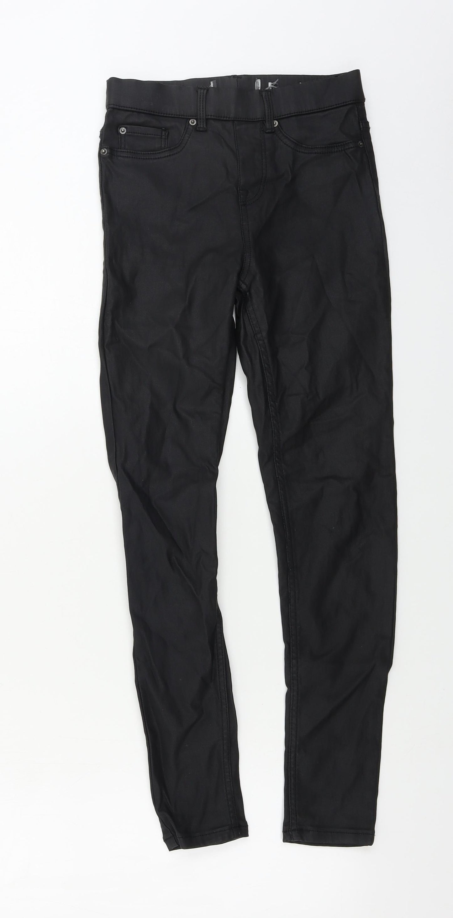 Preworn  Womens Black   Skinny Jeans Size 24 in L25 in