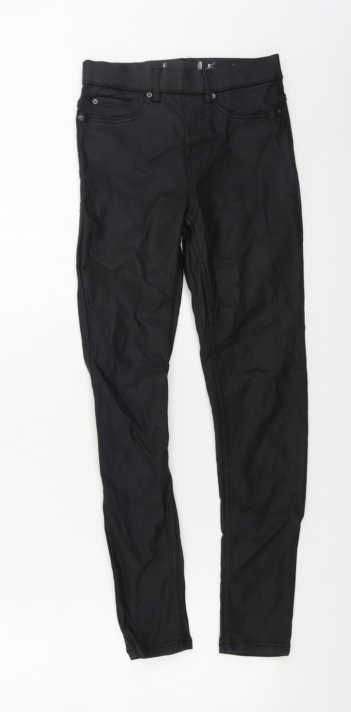 Preworn  Womens Black   Skinny Jeans Size 24 in L25 in