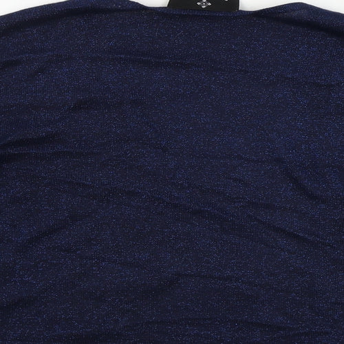 Ronni Nicole  Womens Blue   Cardigan Jumper Size M