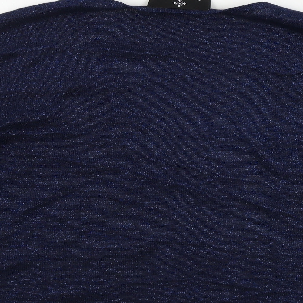 Ronni Nicole  Womens Blue   Cardigan Jumper Size M