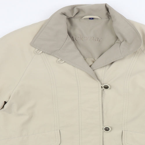 TELEMAC  Womens Beige   Jacket Coat Size S