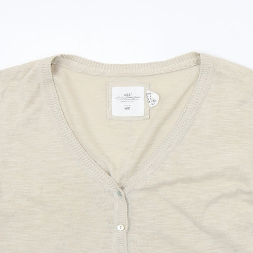 H&M Womens Beige   Pullover Jumper Size M