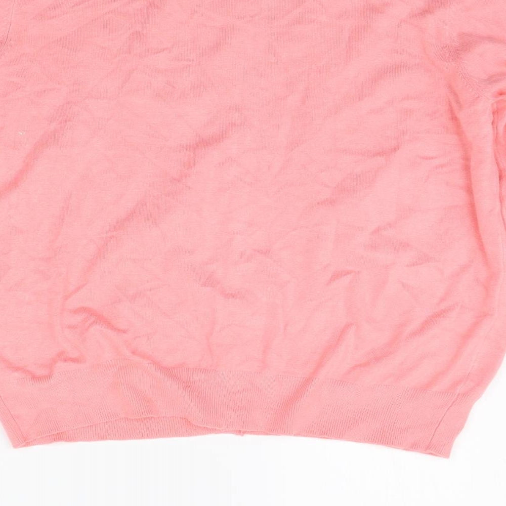 Marks and Spencer Womens Pink   Cardigan Jumper Size 16