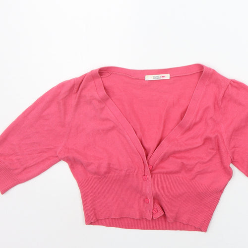 Marks and Spencer Womens Pink   Cardigan Jumper Size 8