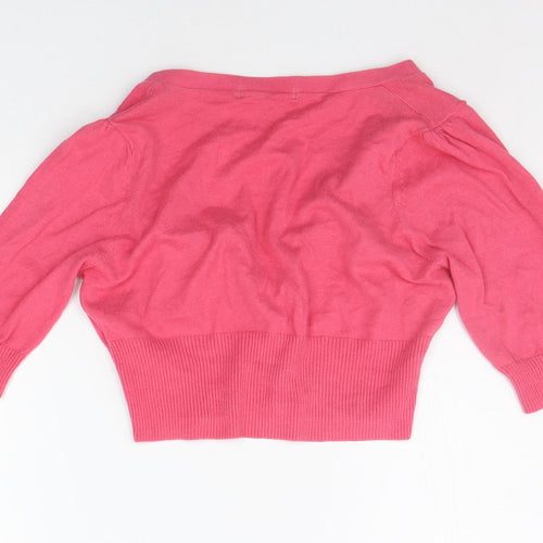 Marks and Spencer Womens Pink   Cardigan Jumper Size 8