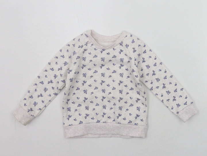 Primark Baby Yellow Geometric Pullover Jumper Size 12-18 Months