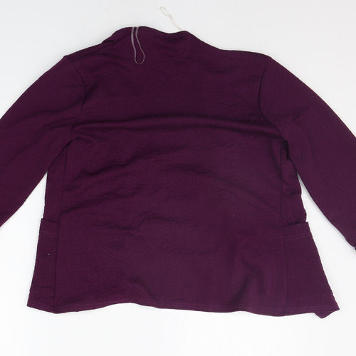 CND Womens Purple   Cardigan Jumper Size 10