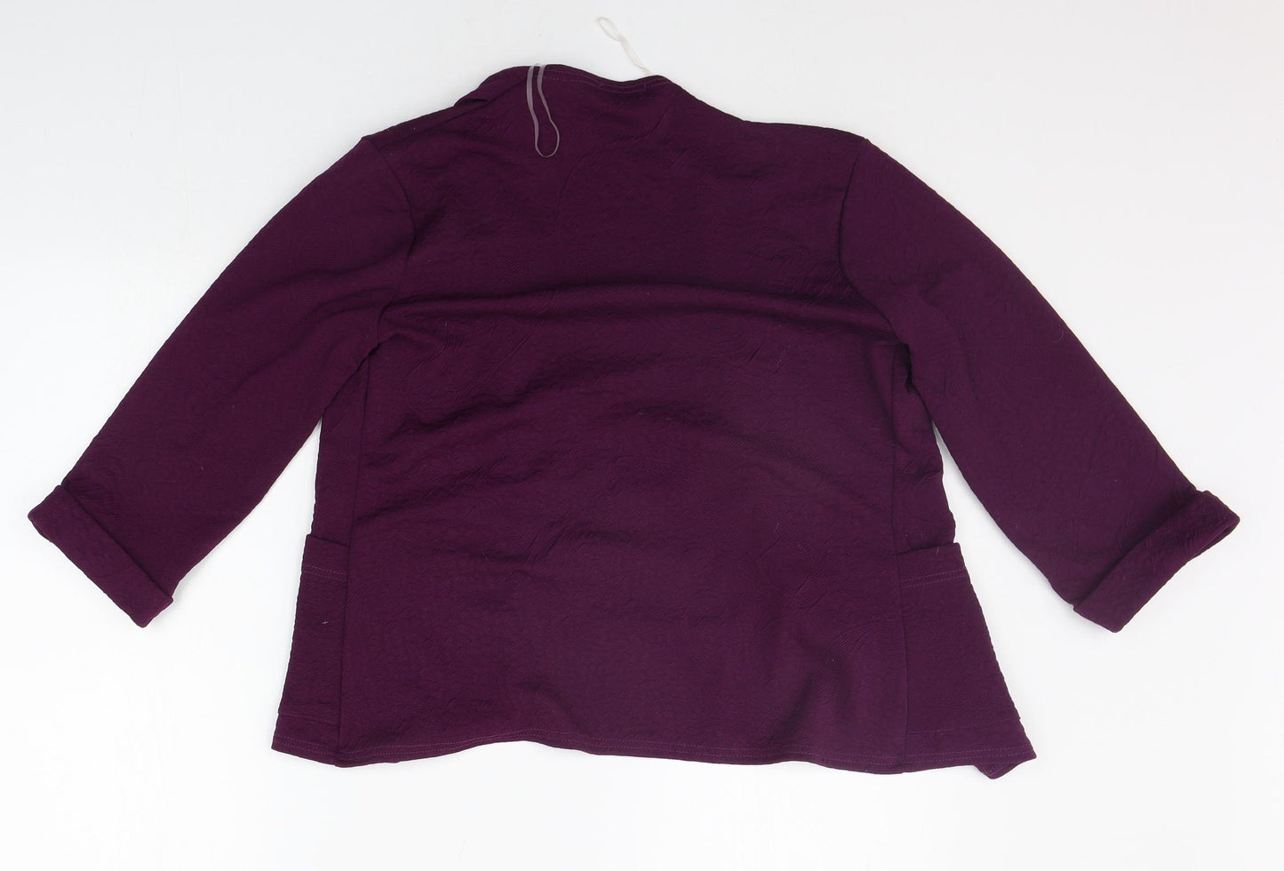 CND Womens Purple   Cardigan Jumper Size 10