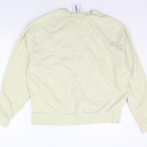 COLLUSION Womens Beige   Pullover Jumper Size M